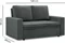 Image Canapea Magnifico Meble Neo Straight 2 Kronos 34 Dark Grey