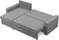 Image Canapea colțar Magnifico Meble Neo LL Straight Bonell Kronos 15 Light Grey
