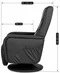Image Fotoliu-recliner Mebel Elite Spike Black