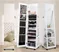 Image Dulap-oglindă pentru bijuterii Costway JV11245WH White