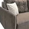 Image Canapea extensibilă DP Smart Siti Grey, catifea, 215 cm, gri