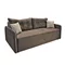 Image Canapea extensibilă DP Smart Siti Grey, catifea, 215 cm, gri