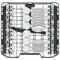 Image Встраиваемая посудомоечная машина Whirlpool WBC 3C34 PF X
