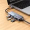 Image Adaptor HOCO HB52 Wow 8-in-1 Space Gray