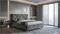Image Кровать Relaxe Home Noris 180x200, London 15, серая