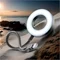 Image Lampă Cellularline USB Led Ring Light Black