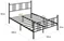 Image Кровать Costway HU11453DE-DDK Black