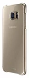 Image Силиконовый чехол-накладка Samsung Clear Cover Galaxy S7 Edge Original (Gold)