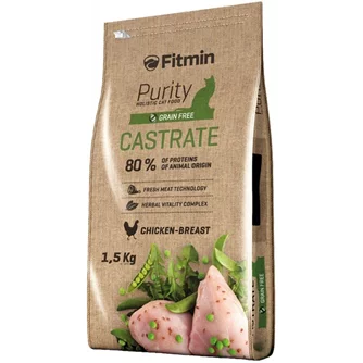 Корм для кошек Fitmin Purity Castrate 1.5kg