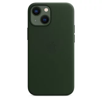 Husă Original iPhone 13 mini Leather Case with MagSafe Sequoia Green