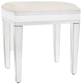 Tabureta Beautify 4010201 White Velvet