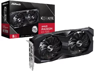 Placă video ASRock Radeon RX 7600 (8GB, GDDR6)