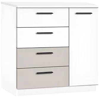 Tumba Modern Andi 4+1S White/Cashmere