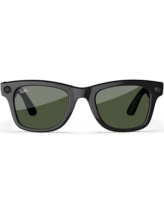 Ochelari inteligenți Ray-Ban Meta Wayfarer Shiny Black, G-15 Green RW4012 Gen.2 155-L