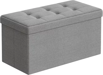 Banchetă Songmics LSF47G, Light Grey