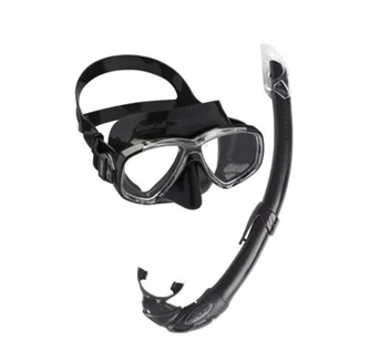 Set masca + tub + MEXICO COMBO black CRESSI-SUB