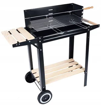 Grătar BBQ GQ4, Black/Wood