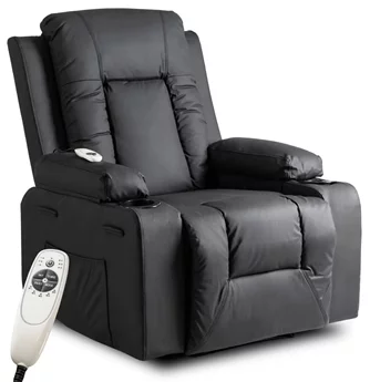 Fotoliu-recliner Mebel Elite Box, Black