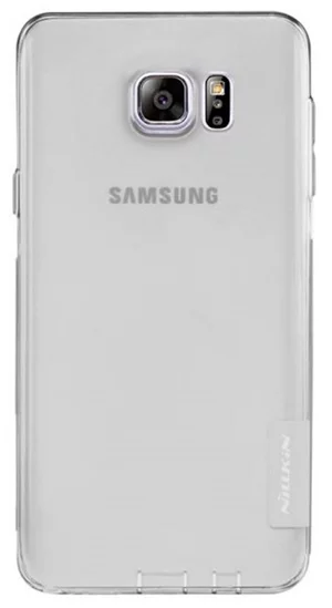 Силиконовый чехол-накладка Nillkin Nature Samsung Galaxy S7 G930 (Transparent Gray)