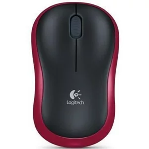 Mouse Logitech M185 Red, Black