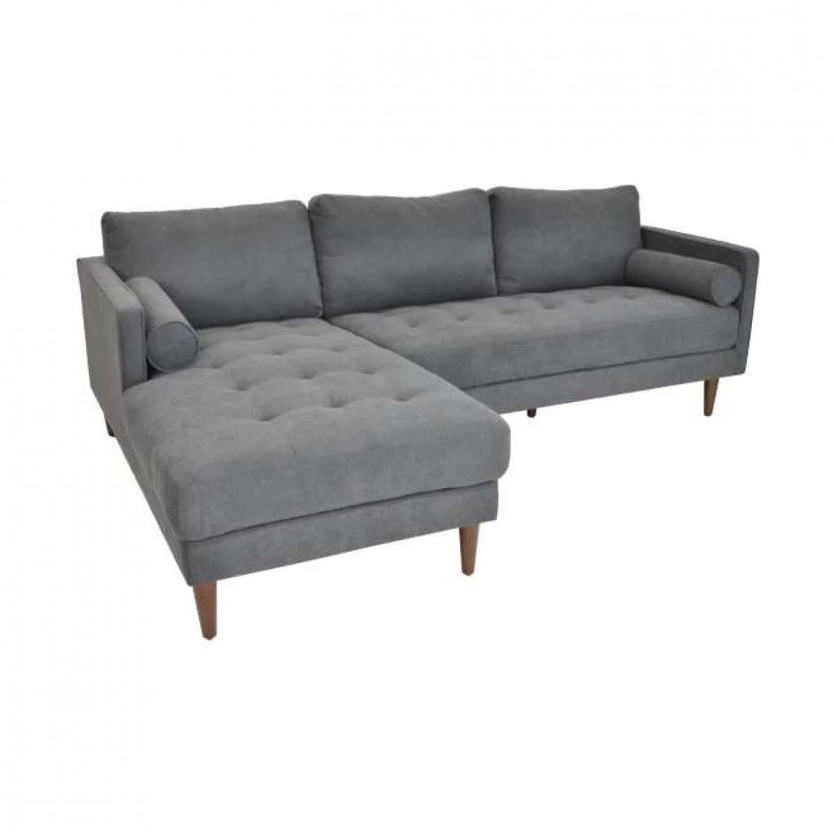 Угловой диван City Dark Grey Левый