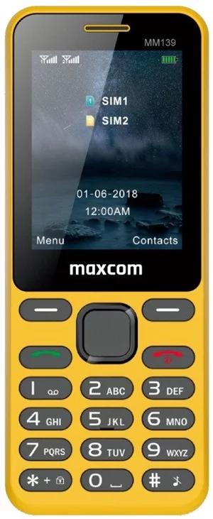 Maxcom MM139 Yellow