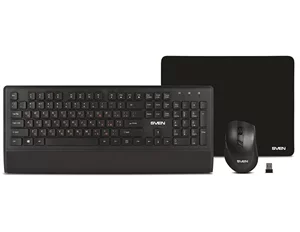SVEN Wireless Keyboard & Mouse & Mouse Pad KB-C3800W