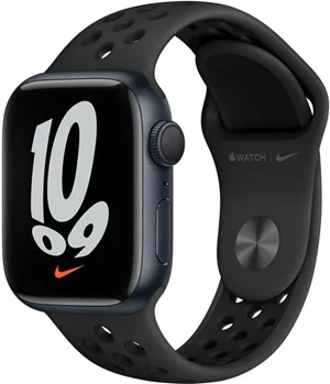 Ceas inteligent Apple Watch Nike Series 7 GPS 41mm MKN43 Midnight