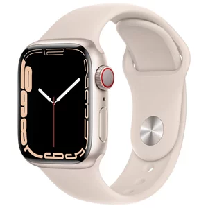 Умные часы Apple Watch Series 7 41mm MKHR3 GPS + LTE Starlight