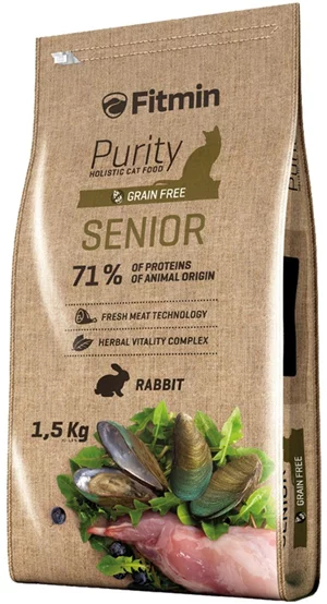 Корм для кошек Fitmin Purity Senior 1.5kg