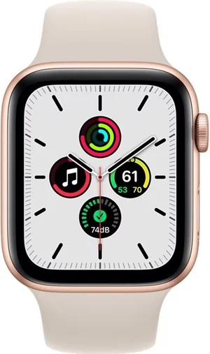 Умные часы Apple Watch SE (2020) GPS 44mm MKQ53 Starlight