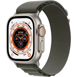 Умные часы Apple Watch Ultra GPS + LTE 49mm MNHC3 Titanium Case with Green Alpine Loop - S