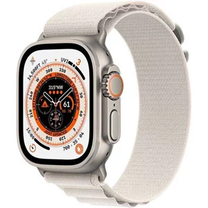 Умные часы Apple Watch Ultra GPS + LTE 49mm MQF03 Titanium Case with Starlight Alpine Loop - M