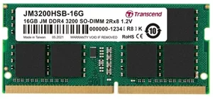 Оперативная память Transcend 16Gb DDR4-3200MHz SODIMM