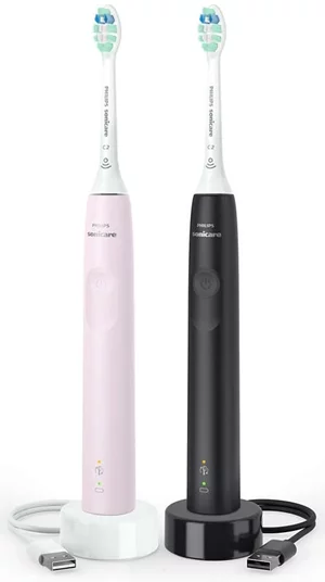Электрическая зубная щетка Philips HX3675/15 Black, Pink