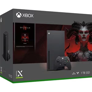 Console de jocuri Xbox Series X 1TB Black + Diablo IV Bundle