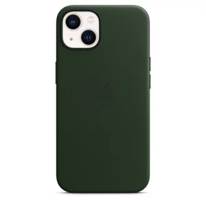 Чехол Original iPhone 13 Leather Case with MagSafe Sequoia Green