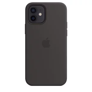 Husă Original iPhone 12/12 Pro Silicone Case with MagSafe Black