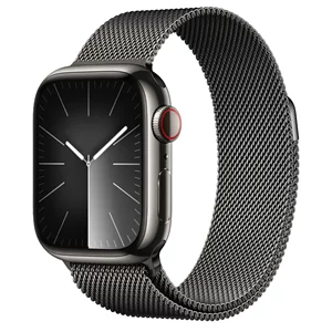 Умные часы Apple Watch Series 9 GPS+LTE 45mm MRMX3 Graphite St. Steel, Graphite Milanese Loop