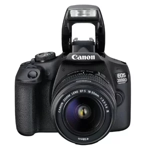 Aparat foto Canon EOS 2000D & EF-S 18-55mm II Black