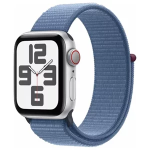 Ceas inteligent Apple Watch SE (2023) GPS + LTE 40mm MRGQ3 Silver Al.Case, Winter Blue Sport Loop