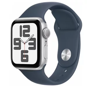 Умные часы Apple Watch SE (2023) GPS 40mm MRE13 Silver Al.Case, Storm Blue Sport Band S/M