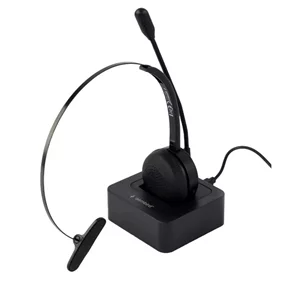 Наушники Bluetooth call center headset mono Black