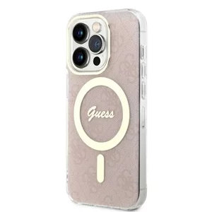 Husă Guess iPhone 15 Pro MagSafe Pink