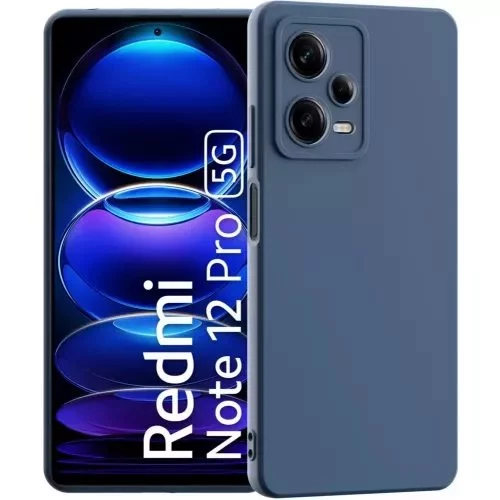 Husă Helmet Liquid Silicone Redmi Note 12 Pro 5 Blue