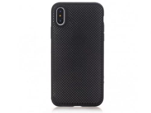 Husă Helmet Liquid Silicone Grid iPhone 11 Pro Black