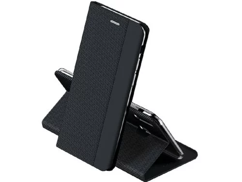 Husă WOO Shell Flip Nylon Xiaomi Redmi 13C Black