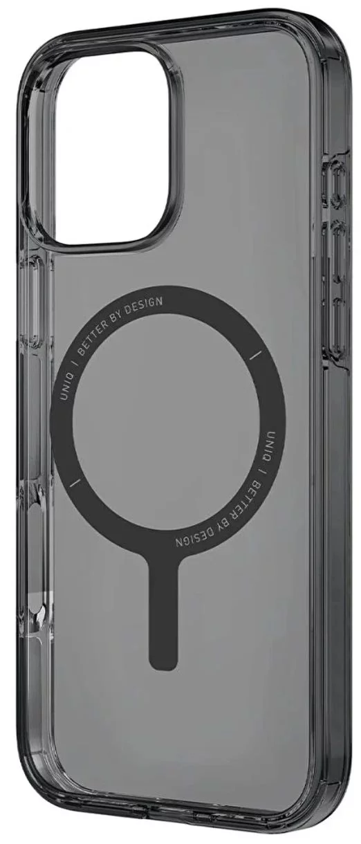 Чехол Uniq iPhone 16 Pro Hybrid Clario ECO with Magclick Charging Smoke