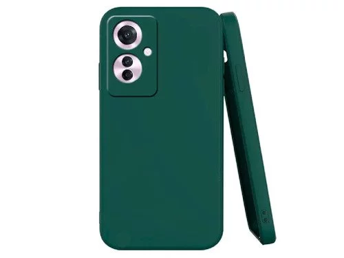 Husă WOO Oppo Reno 11F Liquid Silicone Green