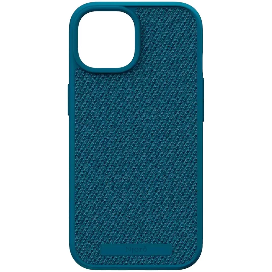 Husă Njord iPhone 15 Plus Fabric MagSafe Deep Sea